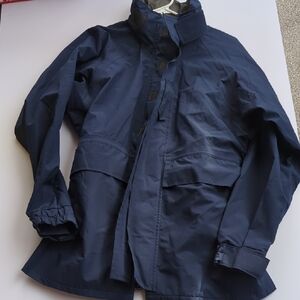 Gortex Windbreaker Navy Blue Jacket